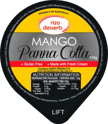 Mango Panna Cotta