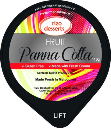 Fruit Panna Cotta