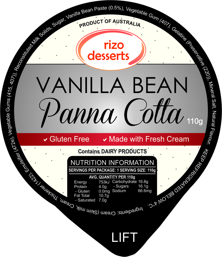 Vanilla Bean Panna Cotta