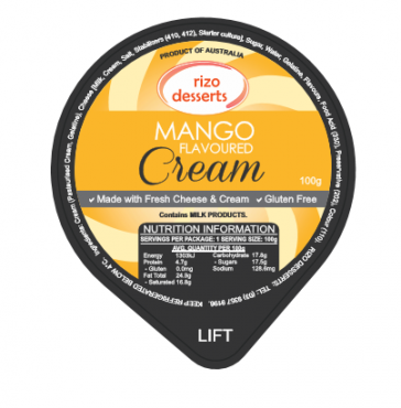 Mango Flavoured Cream